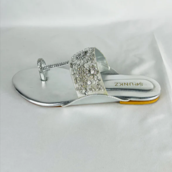 Handcrafted Kolhapuri Braided T-Strap Flat Sandals