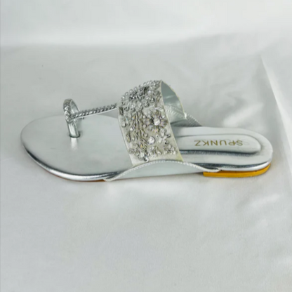 Handcrafted Kolhapuri Braided T-Strap Flat Sandals