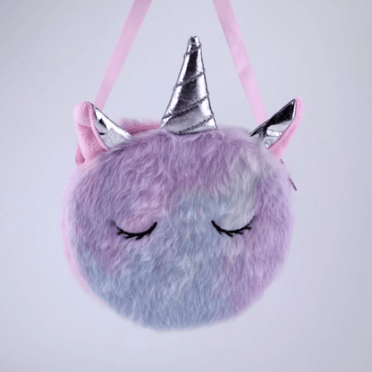 Unicorn Plush Soft Purse Bag Kids Purse