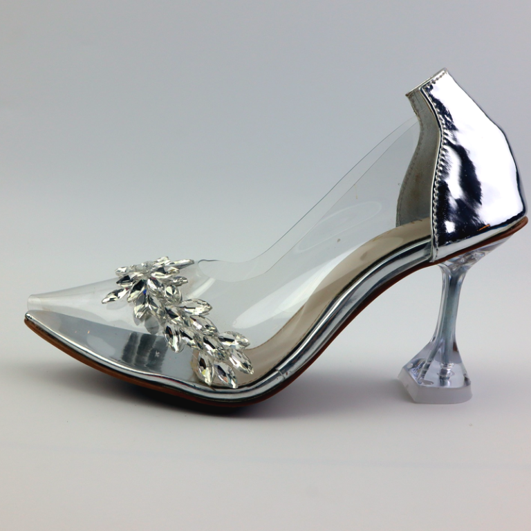 Transparent Cinderella High Heels Clear Pumps Shoes in Pakistan