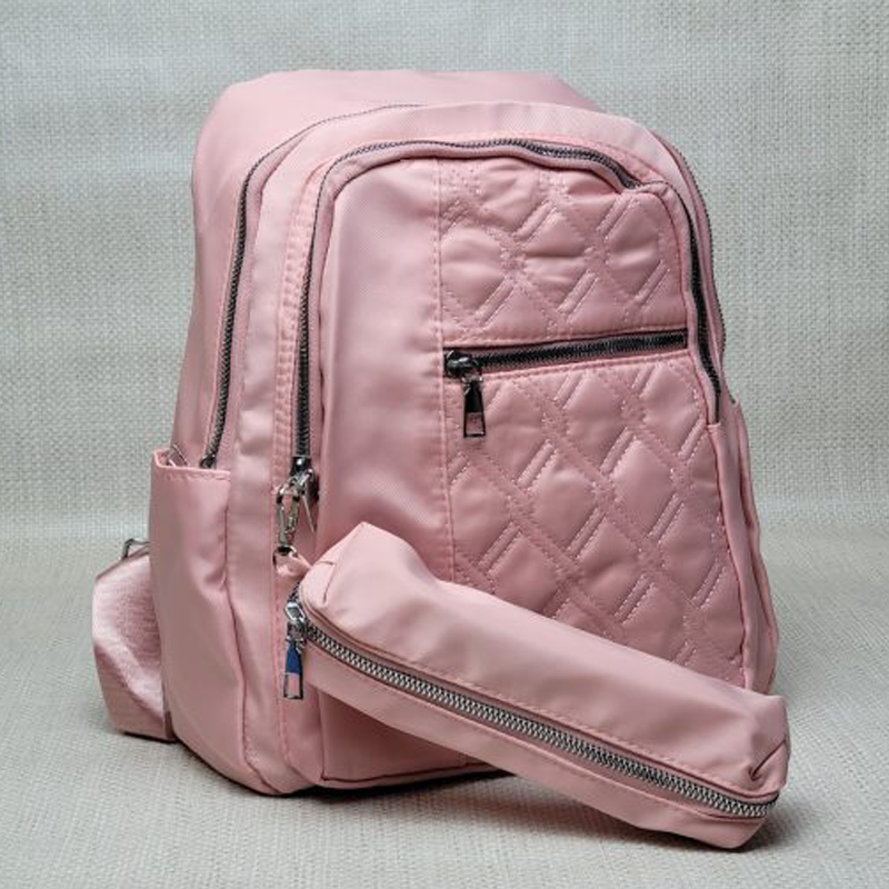 Nylon Backpacks for Boys and Girls Adjustable Shoulder Strap Rucksack with Pencil Case