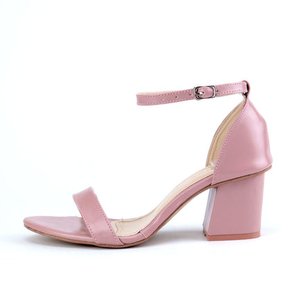 Women's Chunky Block Heel Ankle Strap Sandal