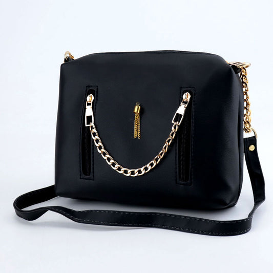 Classic Ch Handbag with Gold Chain Strap Shoulder Bag