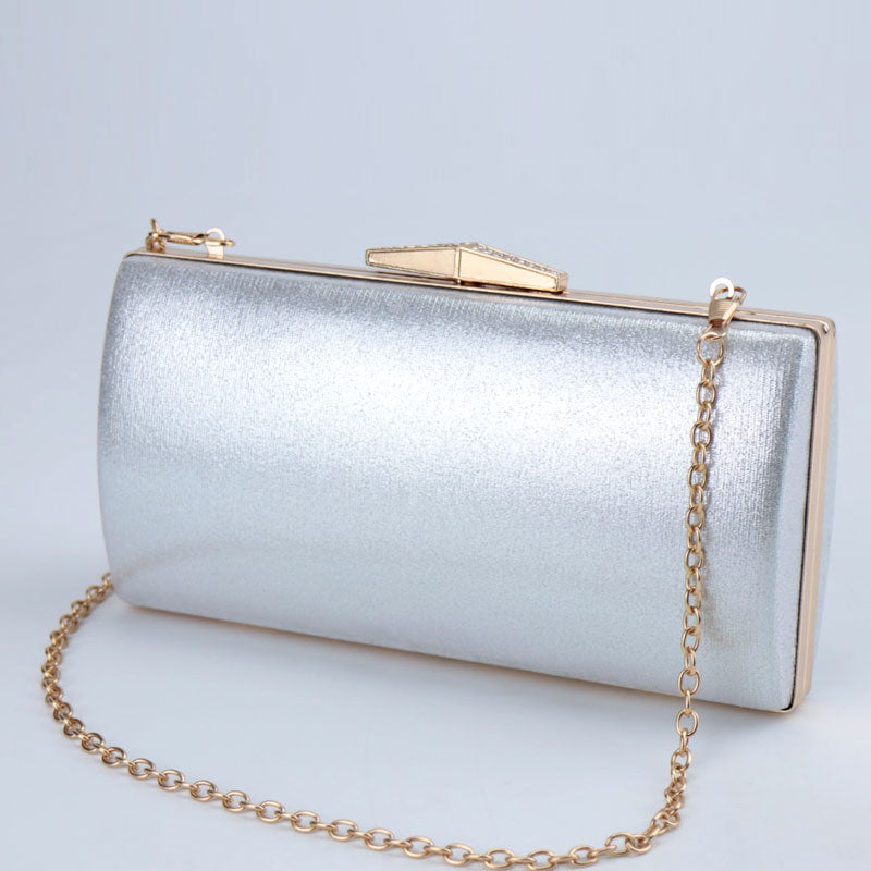 Women Evening Clutch Bag with Chain Strap