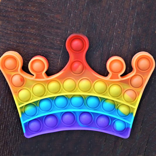 Rainbow Crown Pop It