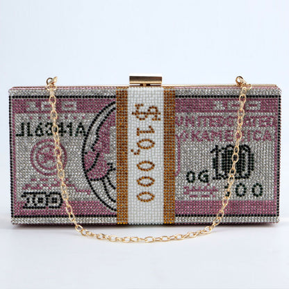 Dollar Bill Clutch Bag