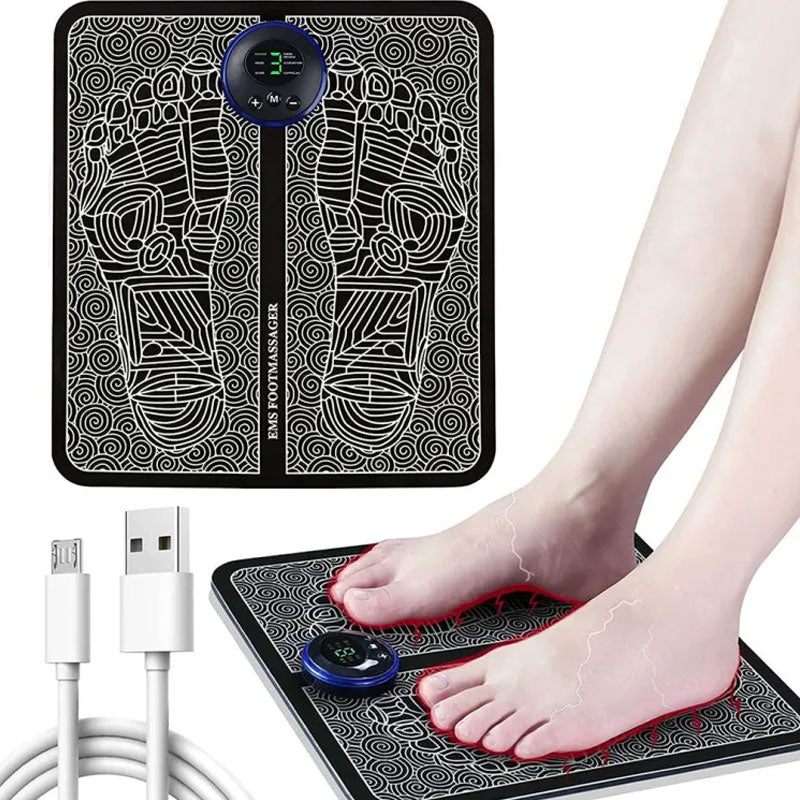 EMS Foot Massager Rechargeable Mat for Pain Relief