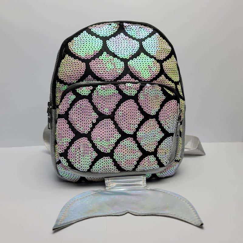 Fish Sequin Backpacks - Fish Tail Shoulder Travel School Bags in ...