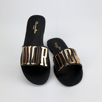 CD Slippers for Women – Luxury Footwear Ladies Logo Slides-#1024 #22