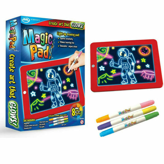 Magic Pad Light Up 3D Magic Sketch Drawing Pad For Kids