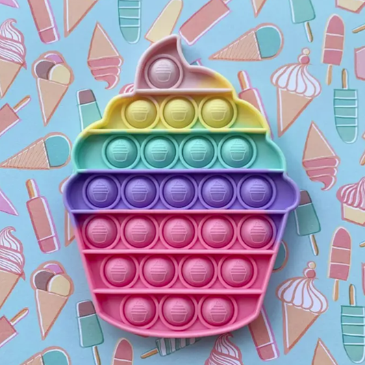 Ice Cream Pop It Bubble Sensory Fidget Toy