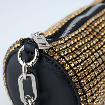 Diamond Evening Bag with Chain Strap