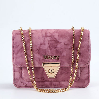 Velvet Evening Clutch Bag Gold Chain Crossbody Bag #V-336 #22