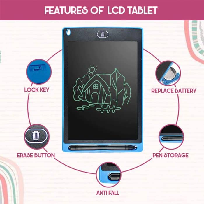 LCD Writing Tablet for Kids, 8.5 Inch Drawing