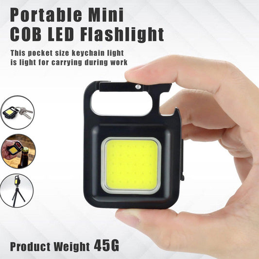 COB Led Rechargeable Keychain Waterproof Light