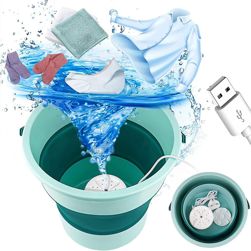 Ultrasonic Mini Portable Washing Machine