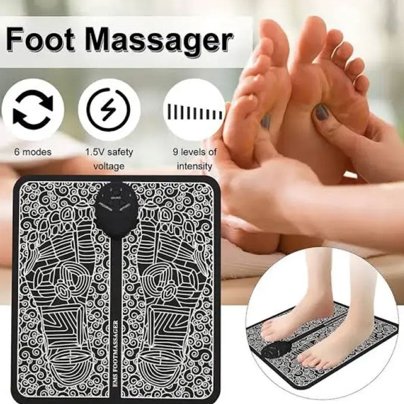 EMS Foot Massager Rechargeable Mat for Pain Relief