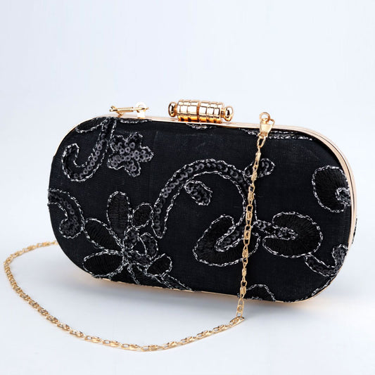 Fancy Embroidered Clutch Bag Party Wear Hand Purse