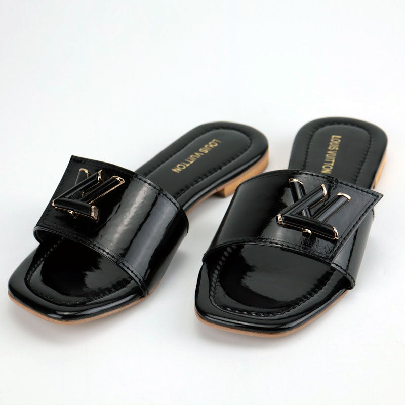 Luxury Open Toe Formal Strap Flat Sandals
