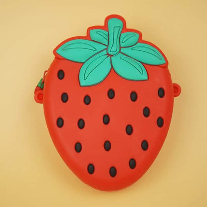 Trendy Fruit Crossbody Bag | Cute Silicone Wallet for Girls - Phone, Keys - Clearance Sale!