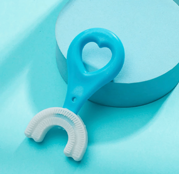 Kids U shaped Soft Toothbrush – Whitening Toothbrush Round Chamfered U-shaped Children Dental Care Brush