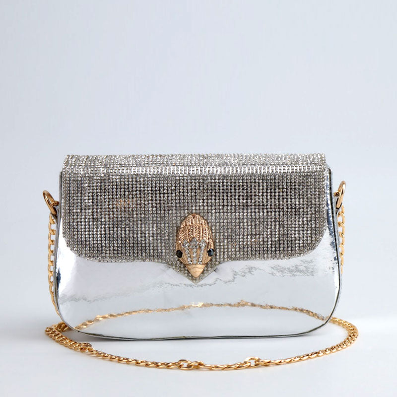 Luxury Diamond Eagle Head Evening Clutch Bag for Women