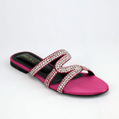 Luxury Stones Embellishment High-End Fancy Flats for Women