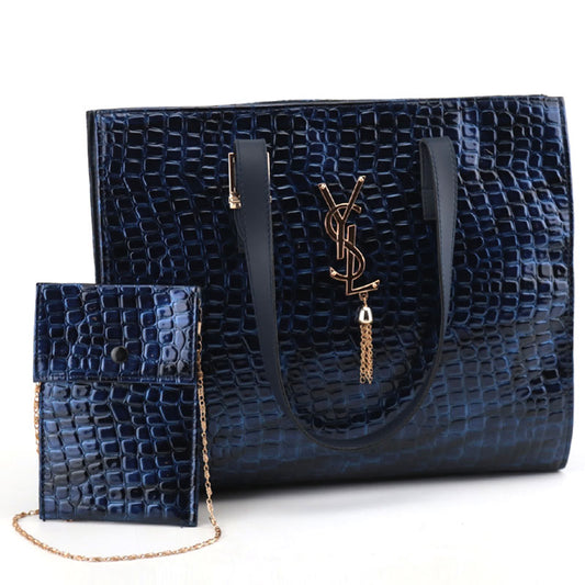 Silhouette Shoulder Bag Chain Wallet Handbag Set